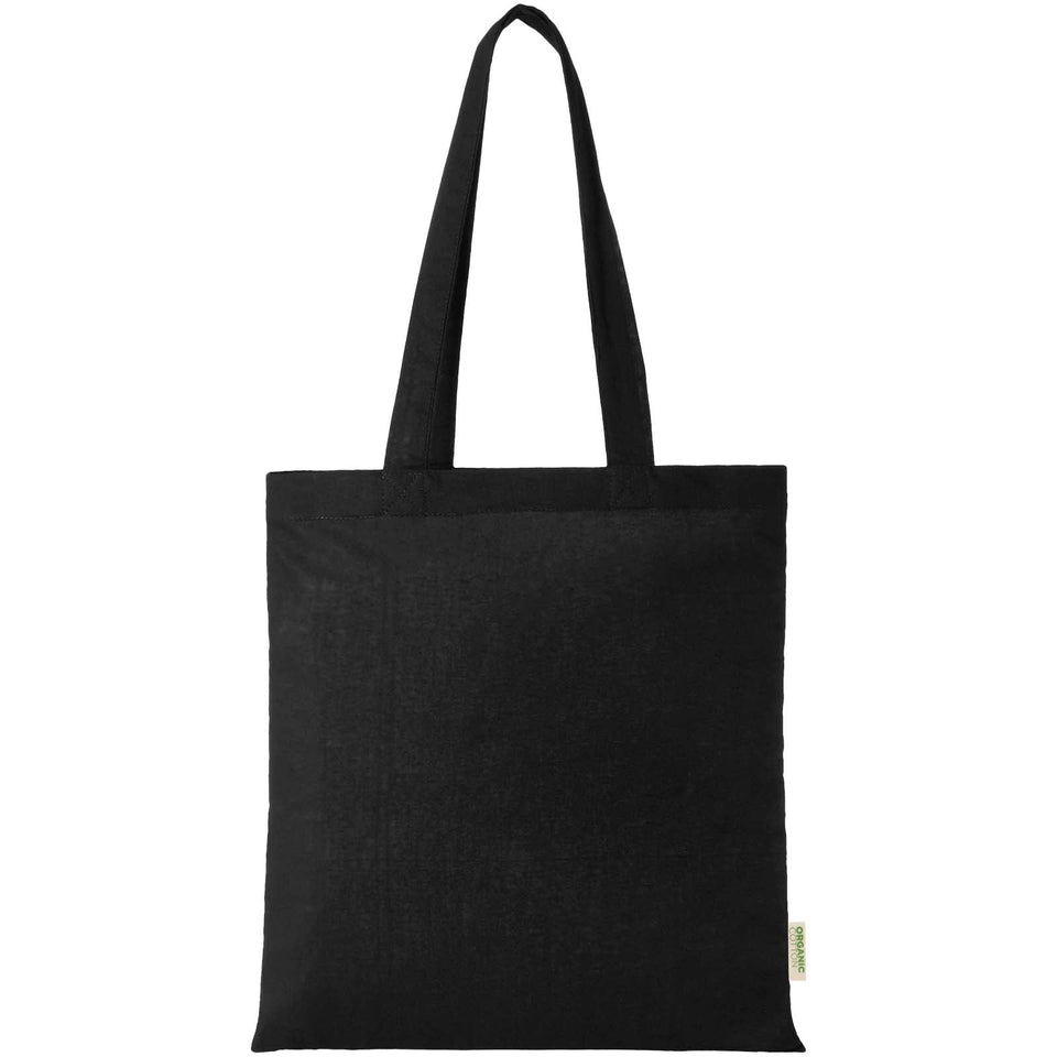 Tote bag in cotone biologico certificato OCS da 140 g/m² Odisha -7L personalizzato con logo - Pubblienne