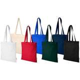 Tote bag in cotone biologico certificato OCS da 140 g/m² Odisha -7L personalizzato con logo - Pubblienne