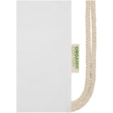 Borsa con cordoncino in tessuto biologico certificato OCS da 140 g/m² Odisha  - 5L personalizzato con logo - Pubblienne
