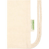 Borsa con cordoncino in tessuto biologico certificato OCS da 140 g/m² Odisha  - 5L personalizzato con logo - Pubblienne
