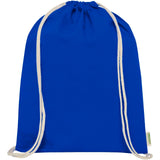 Borsa con cordoncino in tessuto biologico certificato OCS da 140 g/m² Odisha  - 5L personalizzato con logo - Pubblienne