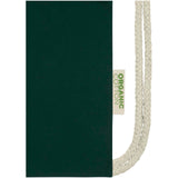 Borsa con cordoncino in tessuto biologico certificato OCS da 140 g/m² Odisha  - 5L personalizzato con logo - Pubblienne