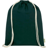 Borsa con cordoncino in tessuto biologico certificato OCS da 140 g/m² Odisha  - 5L personalizzato con logo - Pubblienne