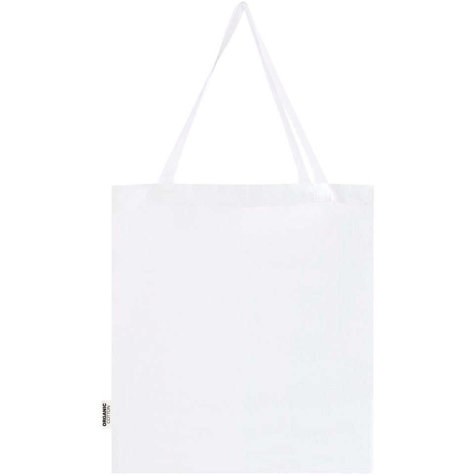 Tote bag a soffietto da 14 litri in tessuto biologico certificato OCS da 180 g/m² Odisha -14L personalizzato con logo - Pubblienne