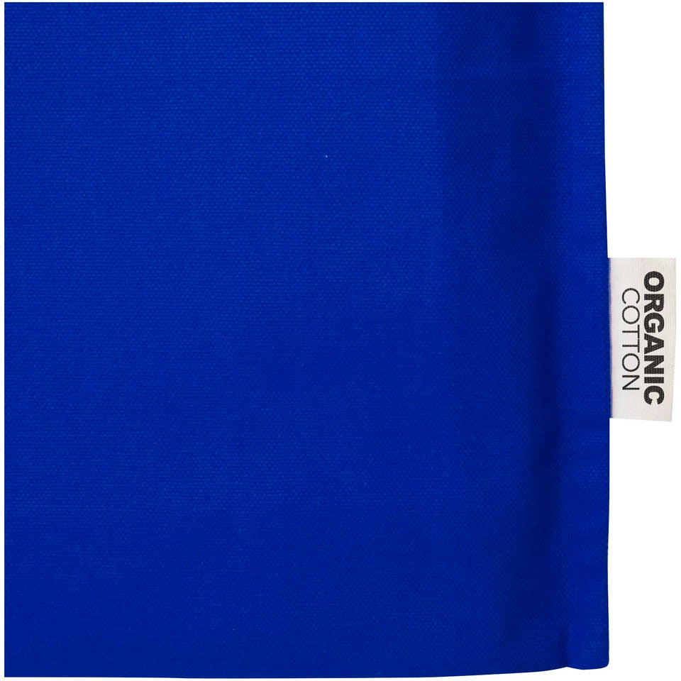 Tote bag a soffietto da 14 litri in tessuto biologico certificato OCS da 180 g/m² Odisha -14L personalizzato con logo - Pubblienne
