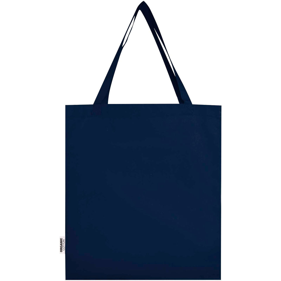 Tote bag a soffietto da 14 litri in tessuto biologico certificato OCS da 180 g/m² Odisha -14L personalizzato con logo - Pubblienne