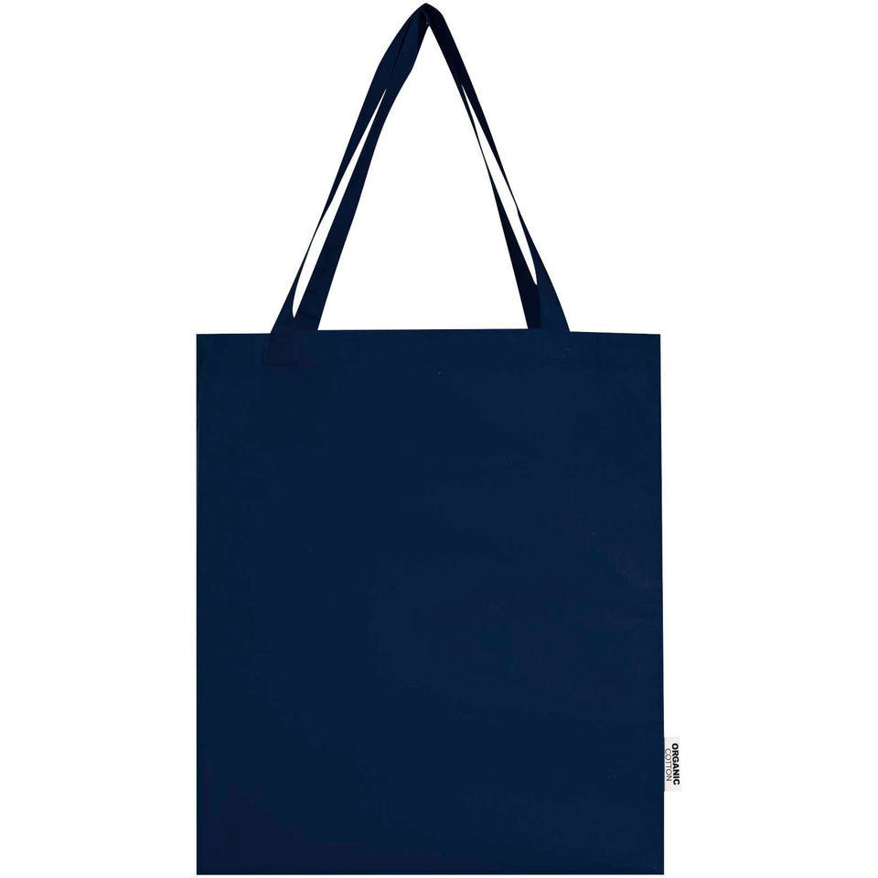 Tote bag a soffietto da 14 litri in tessuto biologico certificato OCS da 180 g/m² Odisha -14L personalizzato con logo - Pubblienne