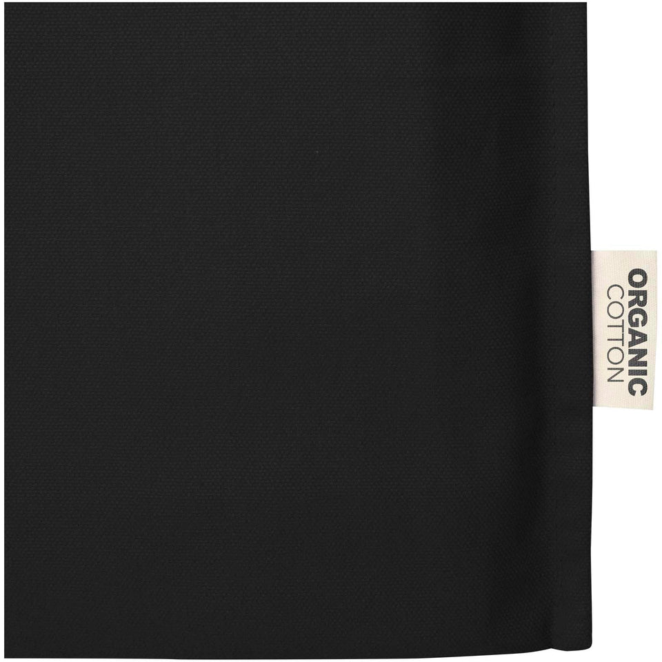 Tote bag a soffietto da 14 litri in tessuto biologico certificato OCS da 180 g/m² Odisha -14L personalizzato con logo - Pubblienne