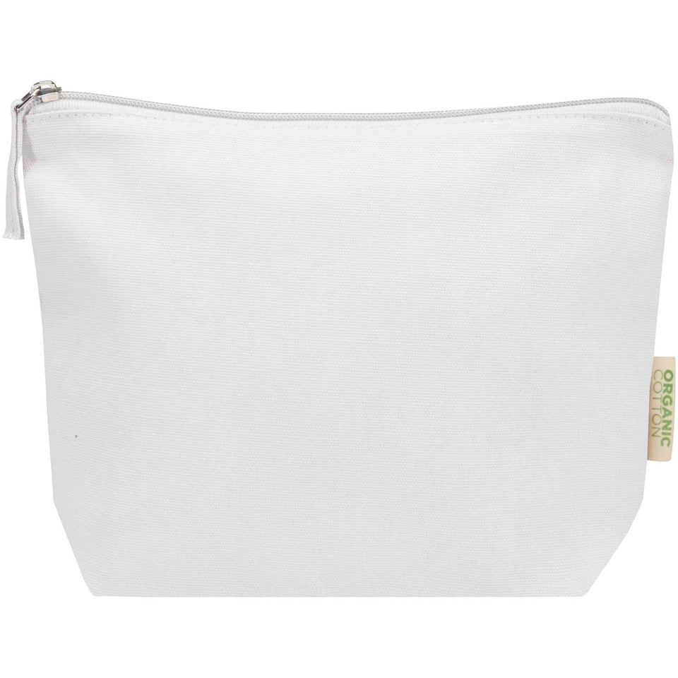 Beauty case in tessuto biologico certificato OCS da 180 g/m² Odisha - 1L personalizzato con logo - Pubblienne