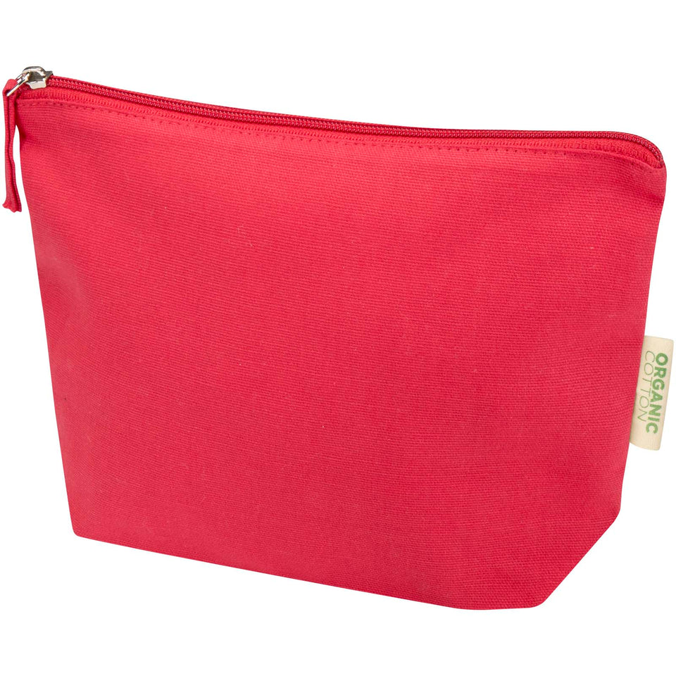Beauty case in tessuto biologico certificato OCS da 180 g/m² Odisha - 1L personalizzato con logo - Pubblienne