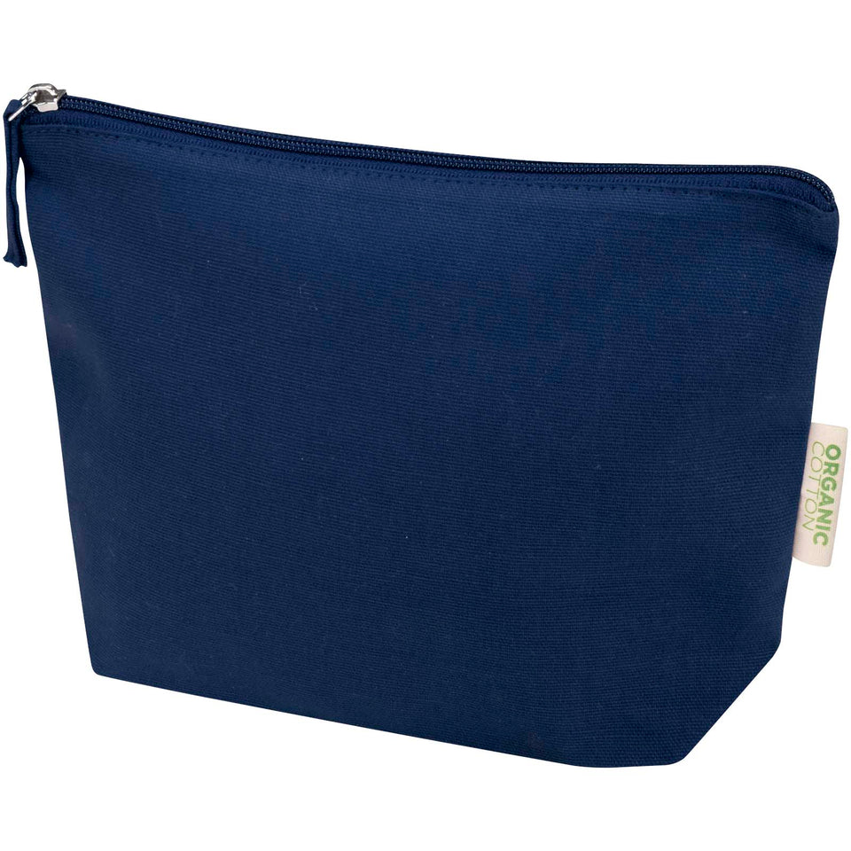 Beauty case in tessuto biologico certificato OCS da 180 g/m² Odisha - 1L personalizzato con logo - Pubblienne