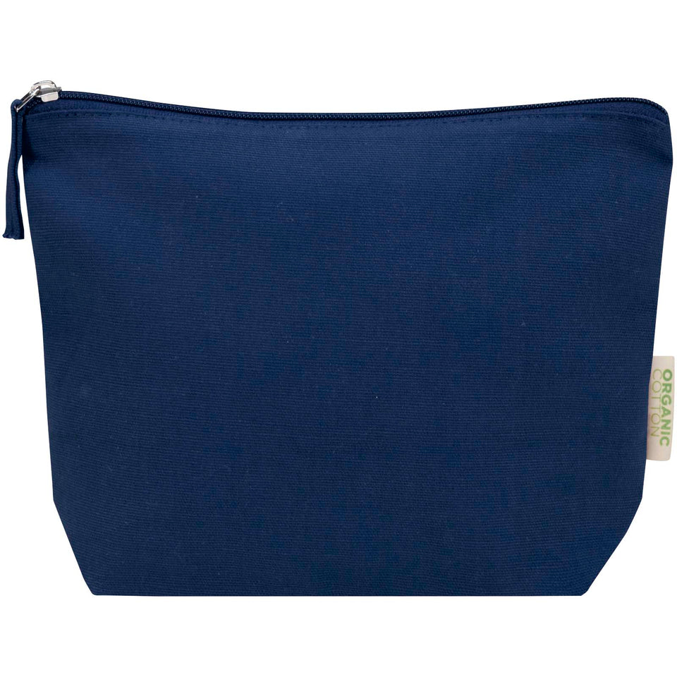Beauty case in tessuto biologico certificato OCS da 180 g/m² Odisha - 1L personalizzato con logo - Pubblienne