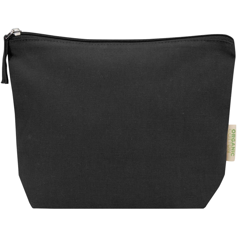 Beauty case in tessuto biologico certificato OCS da 180 g/m² Odisha - 1L personalizzato con logo - Pubblienne