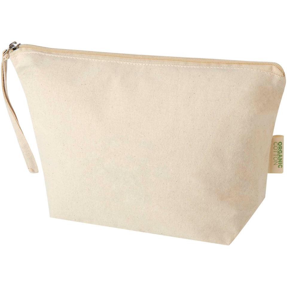 Custodia per accessori grande in tessuto biologico certificato OCS da180 g/m² Odisha - 3L personalizzato con logo - Pubblienne