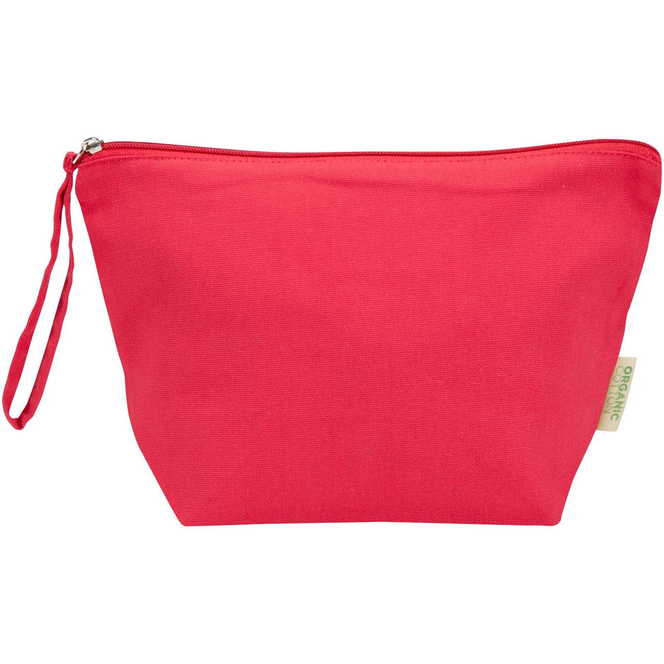 Custodia per accessori grande in tessuto biologico certificato OCS da180 g/m² Odisha - 3L personalizzato con logo - Pubblienne