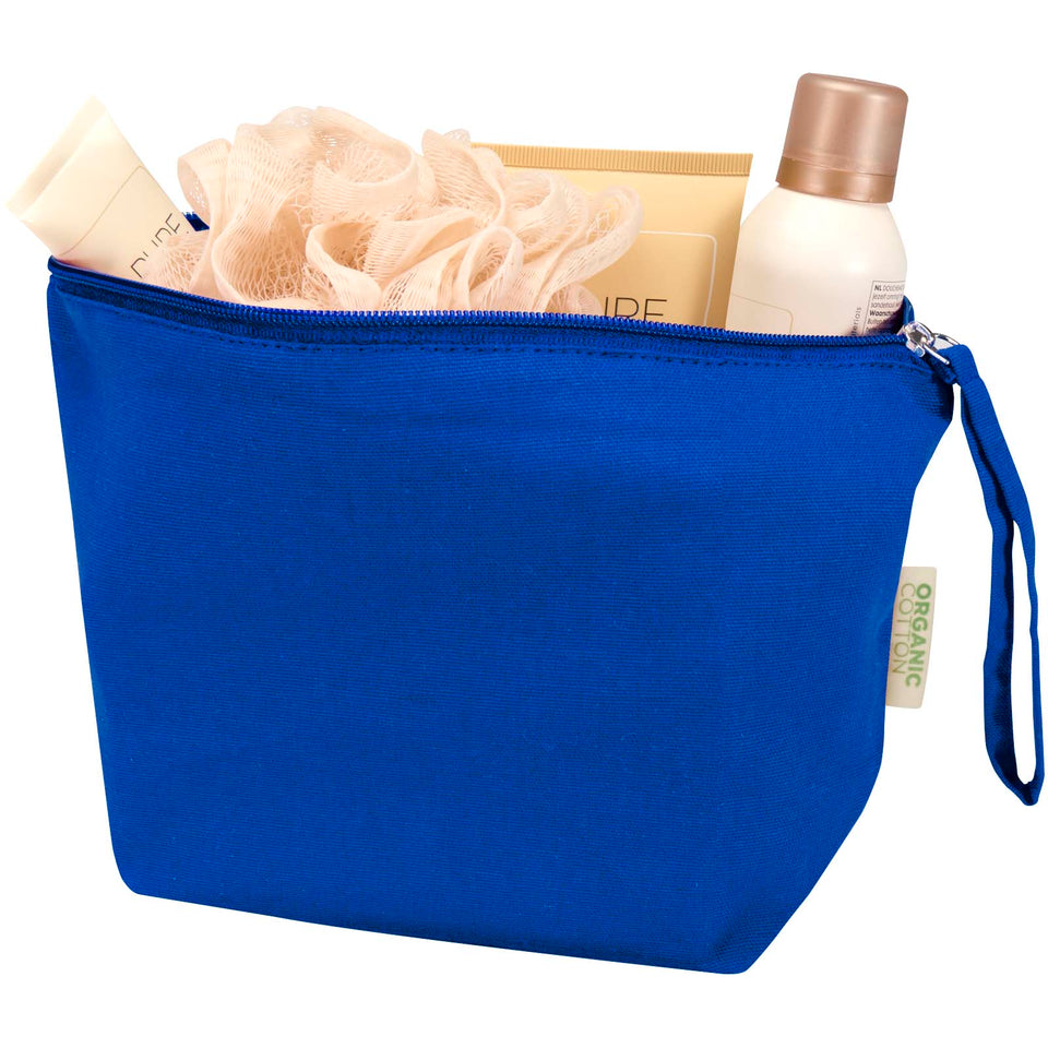 Custodia per accessori grande in tessuto biologico certificato OCS da180 g/m² Odisha - 3L personalizzato con logo - Pubblienne