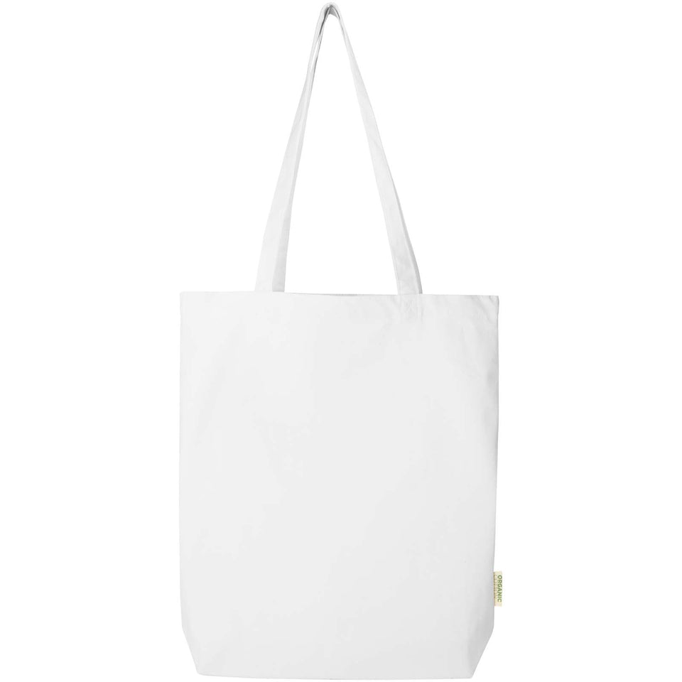 Tote bag in cotone biologico certificato OCS da 270 g/m² Odisha personalizzato con logo - Pubblienne