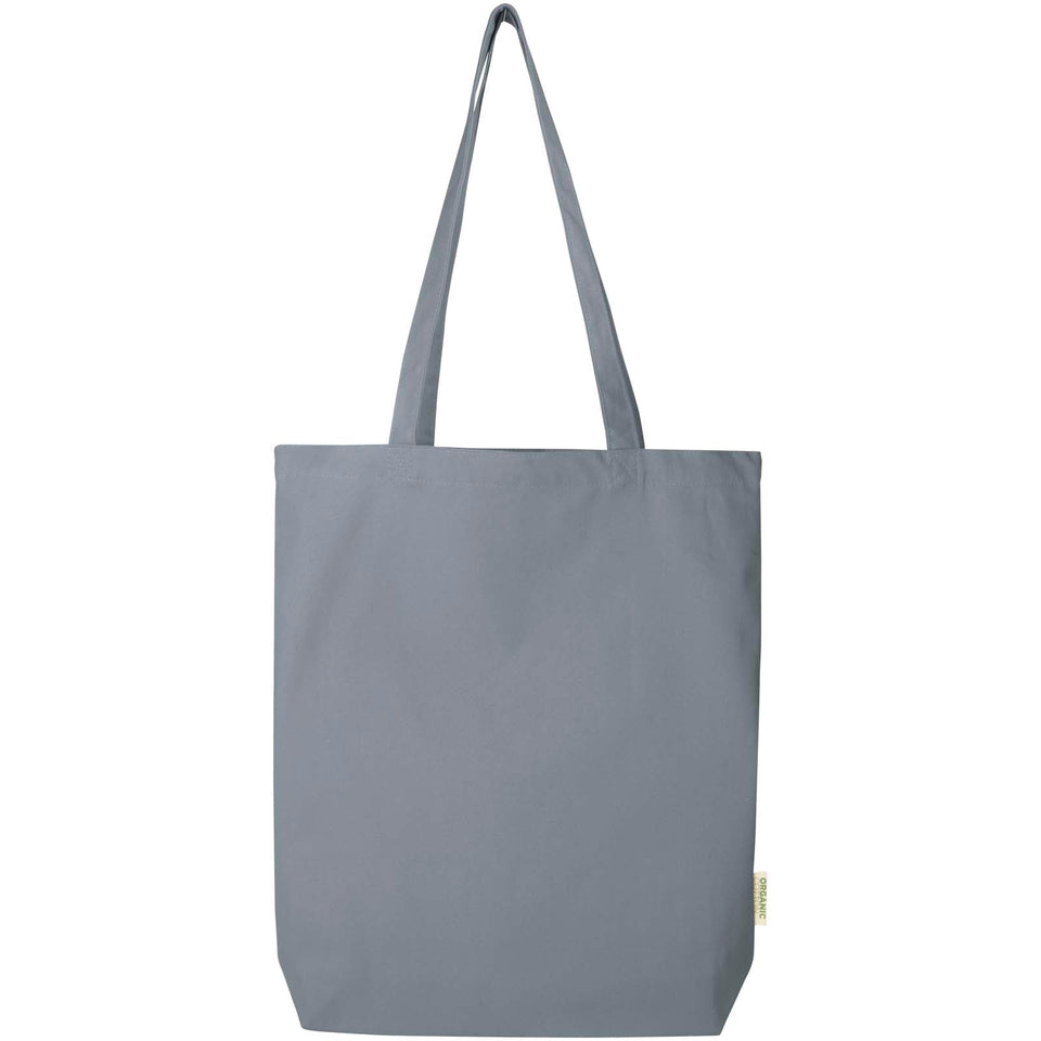 Tote bag in cotone biologico certificato OCS da 270 g/m² Odisha personalizzato con logo - Pubblienne