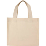 Tote bag mini a soffietto in cotone riciclato certificato GRS da 220 g/m² Odessa - 9L personalizzato con logo - Pubblienne