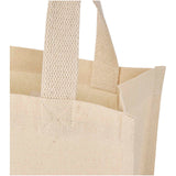 Tote bag mini a soffietto in cotone riciclato certificato GRS da 220 g/m² Odessa - 9L personalizzato con logo - Pubblienne