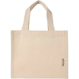 Tote bag mini a soffietto in cotone riciclato certificato GRS da 220 g/m² Odessa - 9L personalizzato con logo - Pubblienne