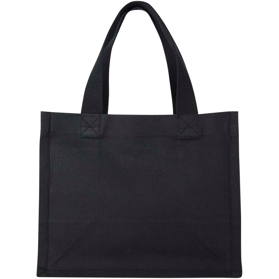 Tote bag mini a soffietto in cotone riciclato certificato GRS da 220 g/m² Odessa - 9L personalizzato con logo - Pubblienne