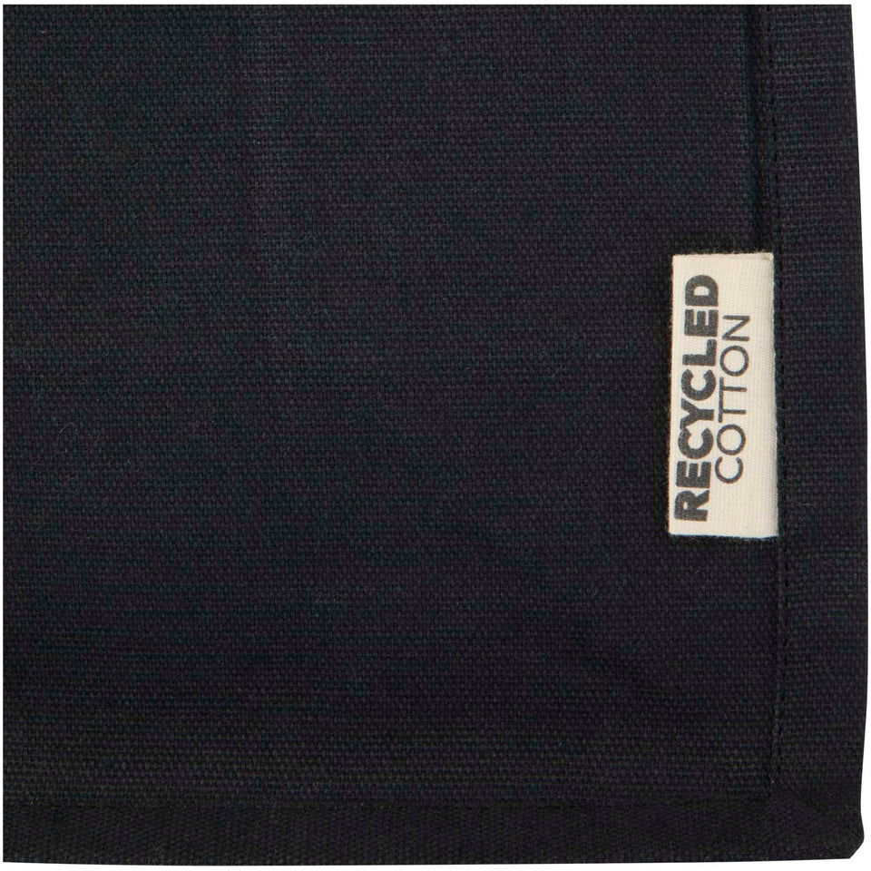 Tote bag mini a soffietto in cotone riciclato certificato GRS da 220 g/m² Odessa - 9L personalizzato con logo - Pubblienne