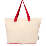 Tote bag pieghevole in cotone riciclato certificato GRS da 140 g/m² Sierra - 7L personalizzato con logo - Pubblienne
