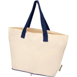 Tote bag pieghevole in cotone riciclato certificato GRS da 140 g/m² Sierra - 7L personalizzato con logo - Pubblienne