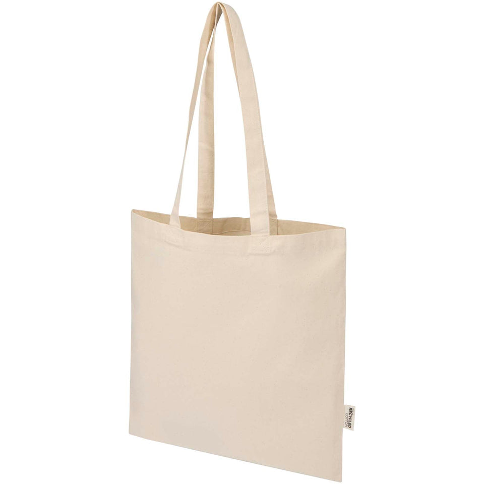 Tote bag in cotone riciclato certificato GRS da 180 g/m² Peru Blend - 7L personalizzato con logo - Pubblienne