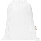 Borsa con cordoncino in materiale riciclato GRS da 180 g/m² Peru Blend - 5L personalizzato con logo - Pubblienne