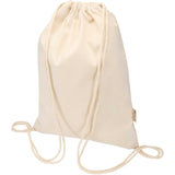 Borsa con cordoncino in materiale riciclato GRS da 180 g/m² Peru Blend - 5L personalizzato con logo - Pubblienne