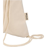 Borsa con cordoncino in materiale riciclato GRS da 180 g/m² Peru Blend - 5L personalizzato con logo - Pubblienne