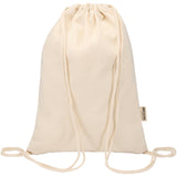 Borsa con cordoncino in materiale riciclato GRS da 180 g/m² Peru Blend - 5L personalizzato con logo - Pubblienne