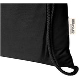 Borsa con cordoncino in materiale riciclato GRS da 180 g/m² Peru Blend - 5L personalizzato con logo - Pubblienne