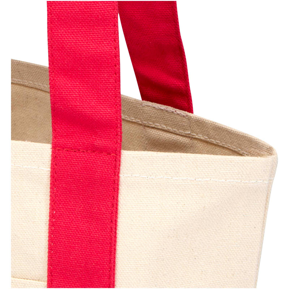 Tote bag mini in cotone riciclato certificato GRS da 320 g/m² Sam personalizzato con logo - Pubblienne