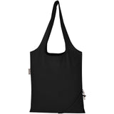Borsa tote pieghevole in misto cotone riciclato certificato GRS da 140 g/m² Madras Blend- 7L personalizzato con logo - Pubblienne