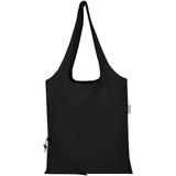 Borsa tote pieghevole in misto cotone riciclato certificato GRS da 140 g/m² Madras Blend- 7L personalizzato con logo - Pubblienne