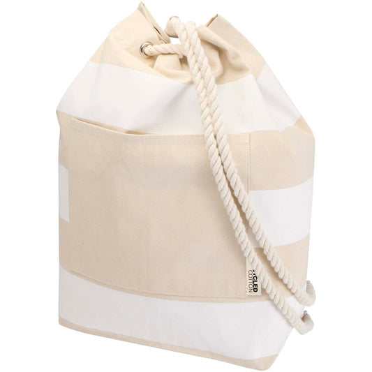 Borsa da viaggio in tessuto mariner riciclato GRS da 270 g/m² Florida - 15L personalizzato con logo - Pubblienne