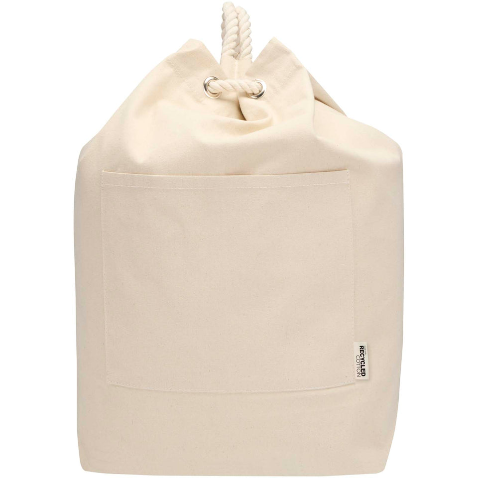 Borsa da viaggio in tessuto mariner riciclato GRS da 270 g/m² Florida - 15L personalizzato con logo - Pubblienne