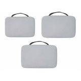 Sacchetti da viaggio in materiale riciclato GRS Jet - set da 3 personalizzato con logo - Pubblienne