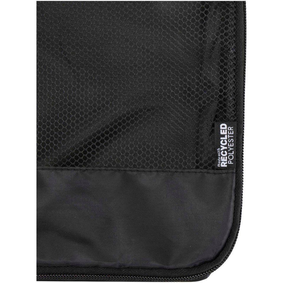 Sacchetti da viaggio in materiale riciclato GRS Jet - set da 3 personalizzato con logo - Pubblienne
