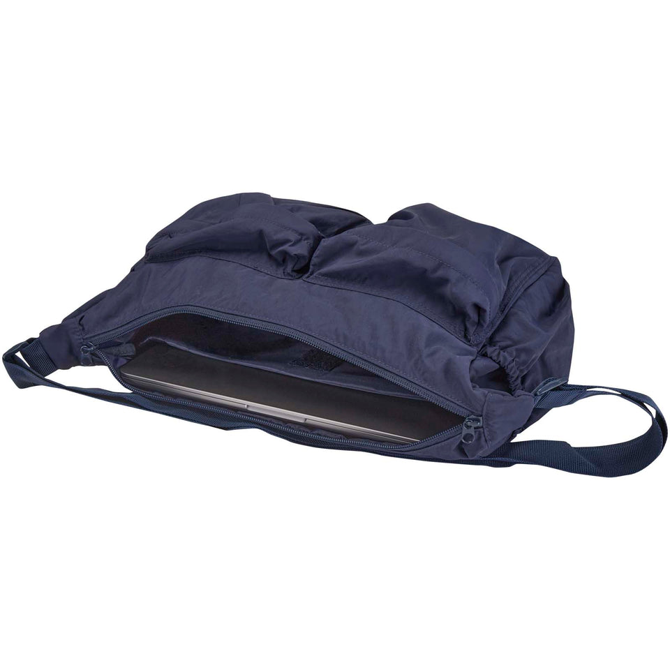 Borsa a tracolla per laptop da 13" in nylon riciclato GRS Calli personalizzato con logo - Pubblienne