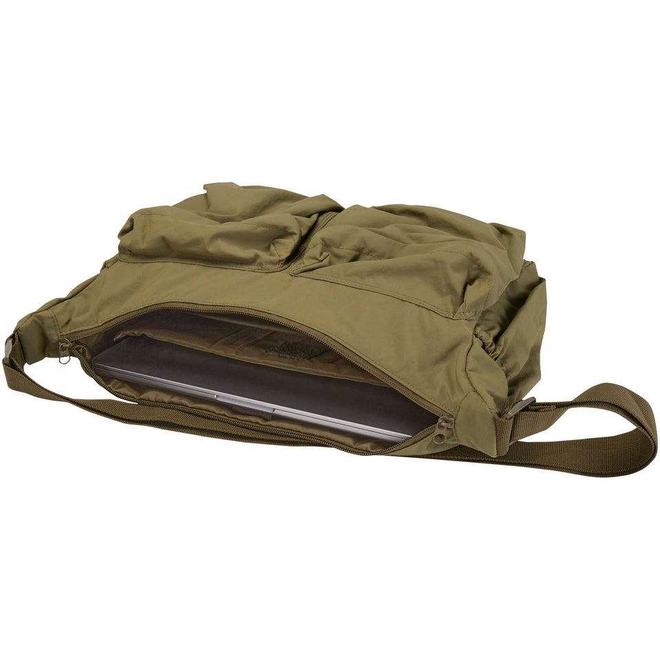 Borsa a tracolla per laptop da 13" in nylon riciclato GRS Calli personalizzato con logo - Pubblienne