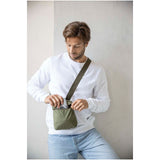 Borsa a tracolla Arca in nylon riciclato GRS Arca personalizzato con logo - Pubblienne