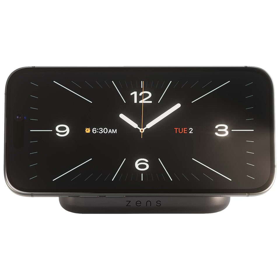 Caricabatterie magnetico da comodino da 15 W Zens personalizzato con logo - Pubblienne