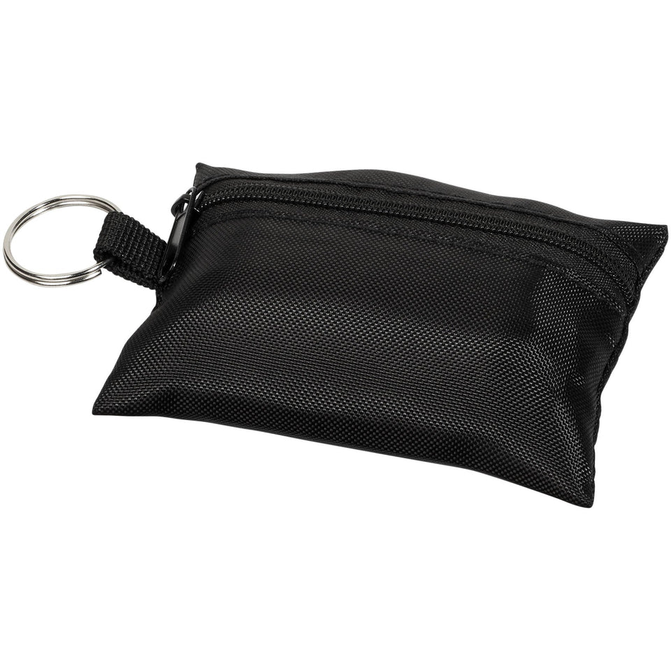 Borsa di pronto soccorso Valdemar da 16 pezzi con portachiavi personalizzato con logo - Pubblienne