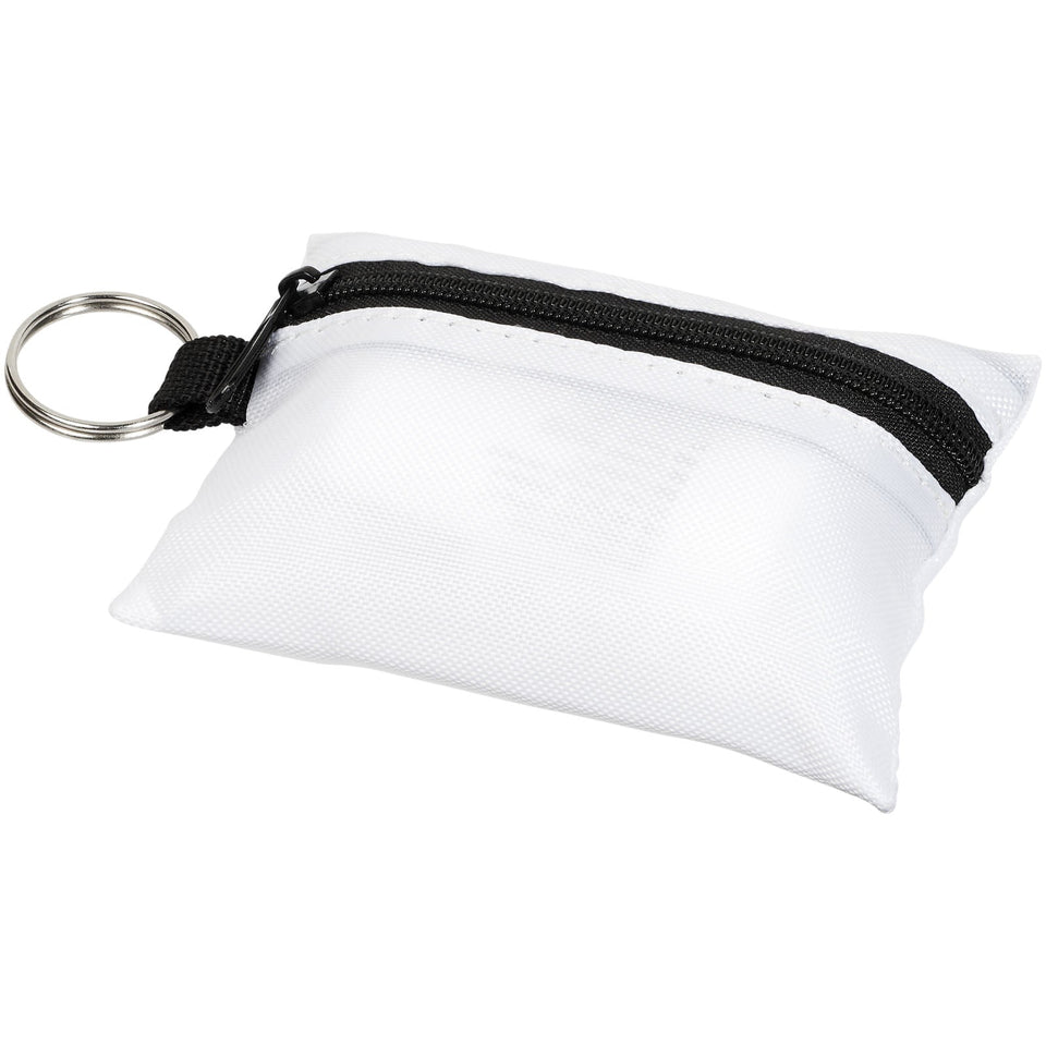 Borsa di pronto soccorso Valdemar da 16 pezzi con portachiavi personalizzato con logo - Pubblienne