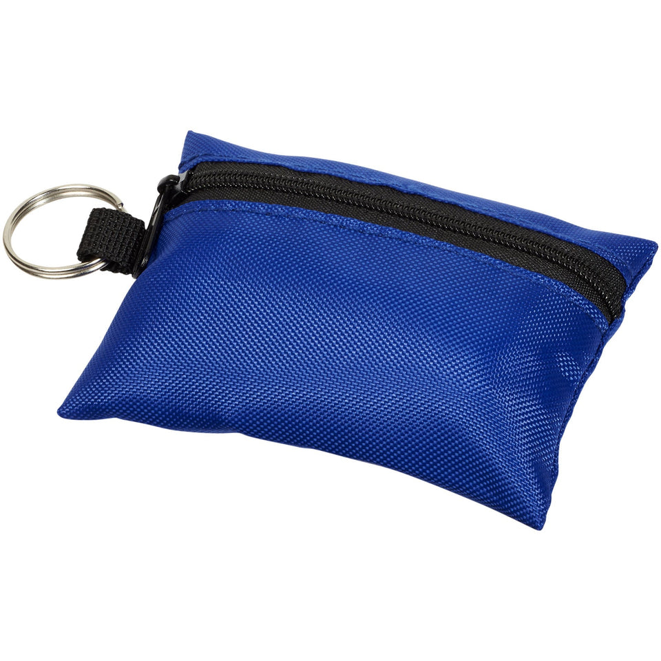Borsa di pronto soccorso Valdemar da 16 pezzi con portachiavi personalizzato con logo - Pubblienne