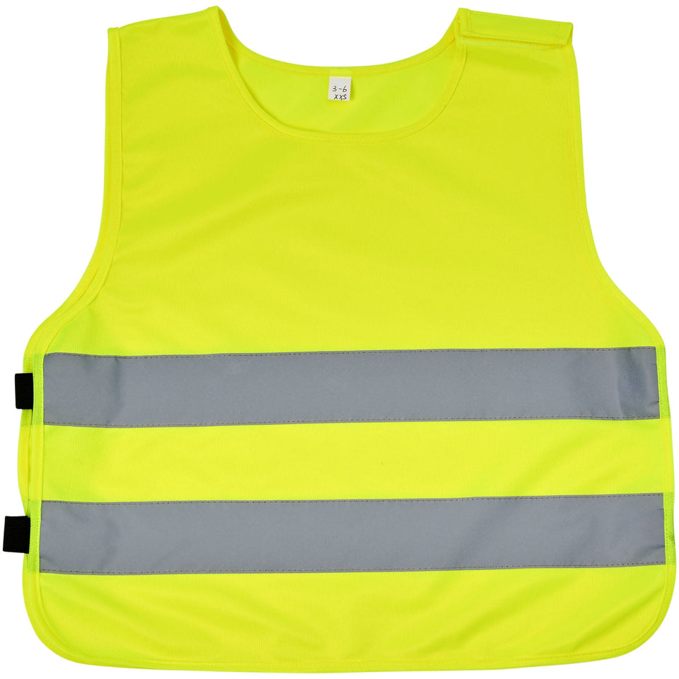 Giubbotto di sicurezza Odile con chiusura a strappo per bambini dai 3 ai 6 anni personalizzato con logo - Pubblienne